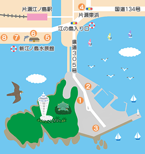江島神社への交通